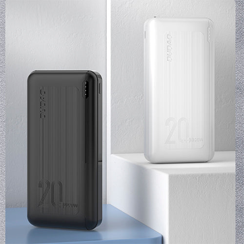 DUDAO POWERBANK 20000 MAH POWER DELIVERY 20 W QUICK CHARGE 3.0 2X USB / USB TYPE C K12PQ - BLACK