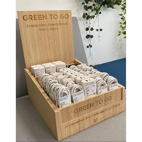 EASY TO GO GREEN DISPLAY AVEC ASSORTIMENT CHARGE ET MOBILITE