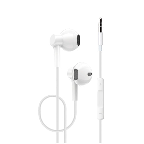 WIRED 3.5MM JACK EARPHONES TECH LINE WHITE