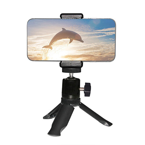 PHONE TRIPOD TRIPOD WITH BALL HEAD - BLACK