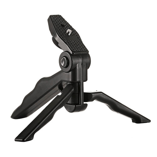 MOUNT WITH MINI TRIPOD FOR GOPRO SJCAM ACTION CAMERAS - BLACK