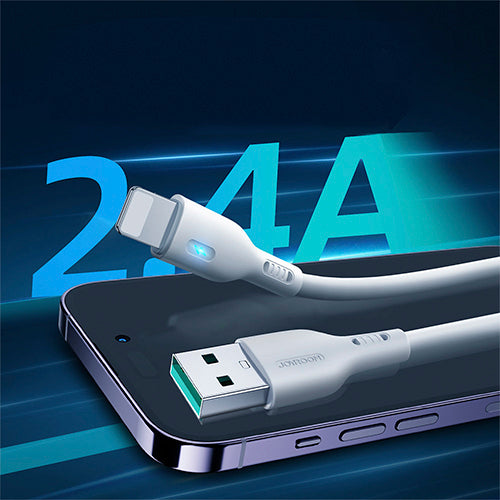USB CABLE - LIGHTNING 2.4A 2M JOYROOM S-UL012A13 - WHITE