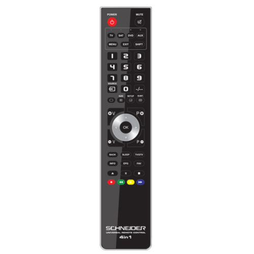 SCHNEIDER 4 IN 1 UNIVERSAL REMOTE CONTROL
