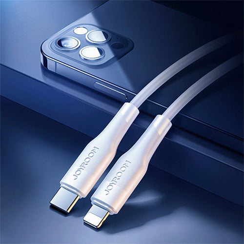 JOYROOM USB TYPE C - CÂBLE LIGHTNING POWER DELIVERY 20W 2.4A S-02524M3 BLANC