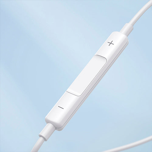 ÉCOUTEURS INTRA-AURICULAIRES FILAIRES MINI JACK AVEC TÉLÉCOMMANDE JOYROOM JR-EW01 - BLANC