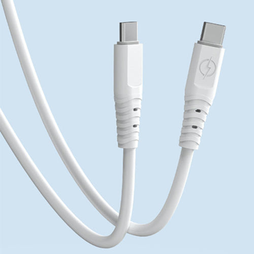DUDAO CABLE, USB TYPE C CABLE - USB TYPE C 6A 100W PD 1M WHITE TGL3C
