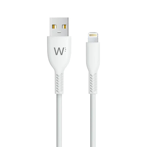 CÂBLE LIGHTNING WHITE CONNECT 1M 2.4A