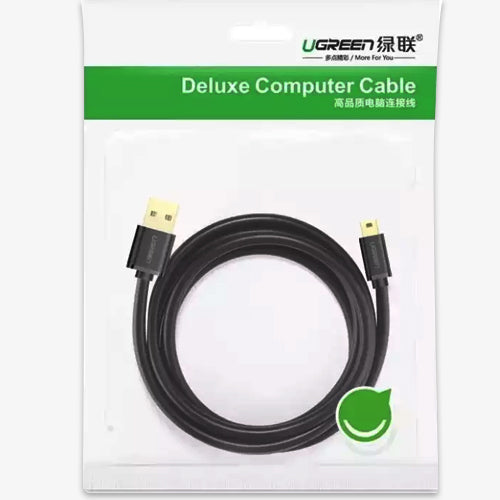 UGREEN USB CABLE - MINI USB CABLE 480 MBPS 1.5M BLACK US132