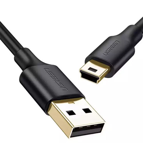 UGREEN USB CABLE - MINI USB CABLE 480 MBPS 1.5M BLACK US132