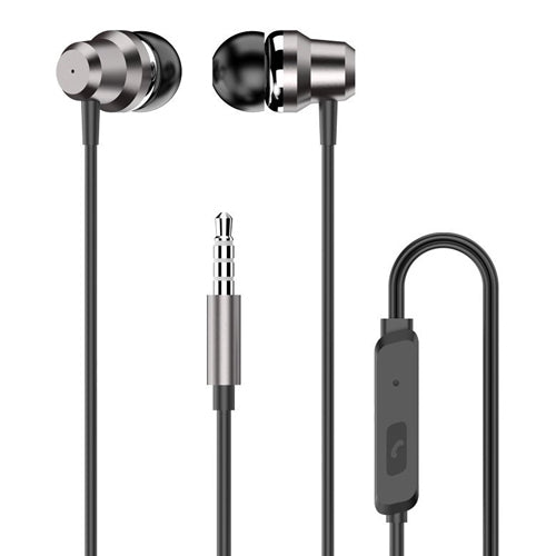 DUDAO DUDAO IN-EAR HEADPHONES WITH REMOTE CONTROL AND MICROPHONE MINI JACK 3.5 MM SILVER X10 PRO SILVER