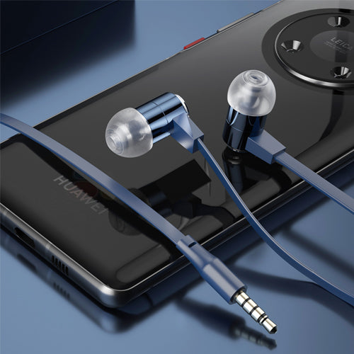 DUDAO IN-EAR HEADPHONES WITH REMOTE CONTROL AND 3.5MM MINI JACK MICROPHONE BLUE X13S