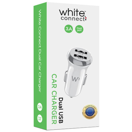 CAR CHARGER 2 OUTPUT WHITE CONNECT