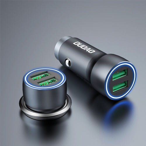 DUDAO 2 X USB 3A 18W GRAY R4+ FAST CAR CHARGER