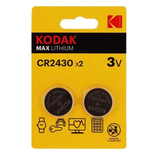 KODAK MAX LITHIUM CR2430 BLIST 2