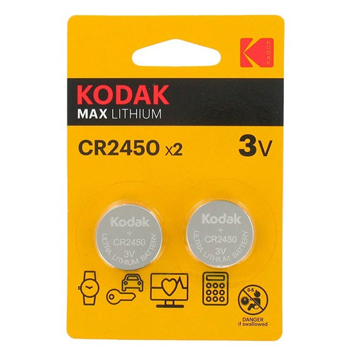 KODAK MAX LITHIUM CR2450 BLIST 2