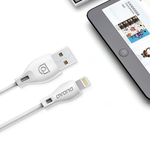 DUDAO CABLE USB / LIGHTNING CABLE 2.4A 2M WHITE L4L 2M WHITE