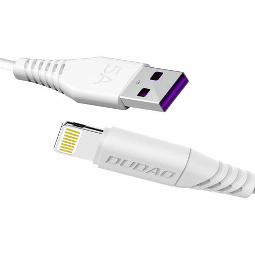 CÂBLE DUDAO CÂBLE USB / LIGHTNING 5A 2M BLANC L2L 2M BLANC