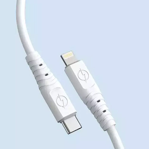 DUDAO CABLE, USB TYPE C CABLE - LIGHTNING 6A 65W PD WHITE TGL3X