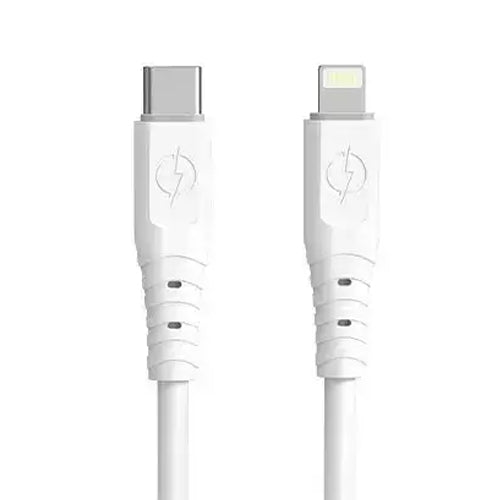 DUDAO CABLE, USB TYPE C CABLE - LIGHTNING 6A 65W PD WHITE TGL3X