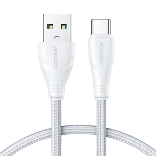 JOYROOM USB CABLE - SURPASS SERIES USB C 3A FOR FAST CHARGING AND DATA TRANSFER 1.2M WHITE S-UC027A11
