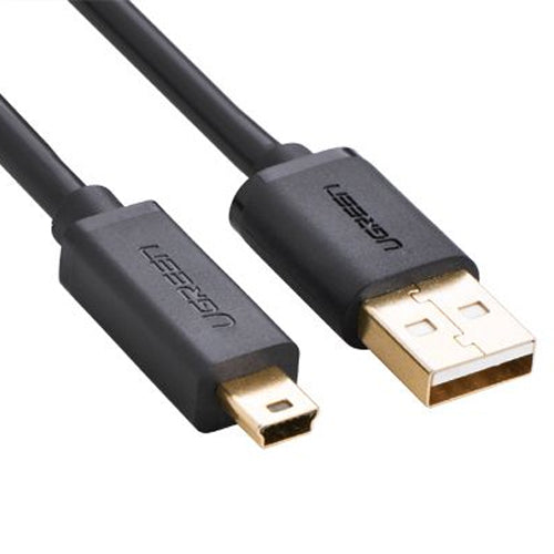 UGREEN USB CABLE - MINI USB 480 MBPS 1 M BLACK US132 10355