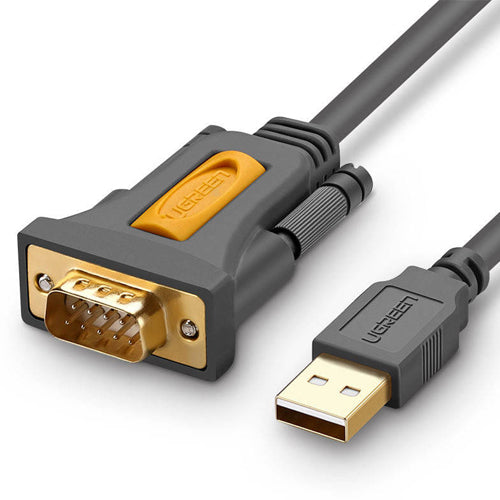 CÂBLE ADAPTATEUR UGREEN USB-A - DB9 RS-232 1,5 M GRIS CR104