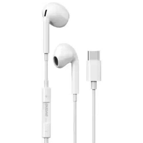 DUDAO IN-EAR HEADPHONES WITH USB TYPE-C CONNECTOR WHITE X14PROT