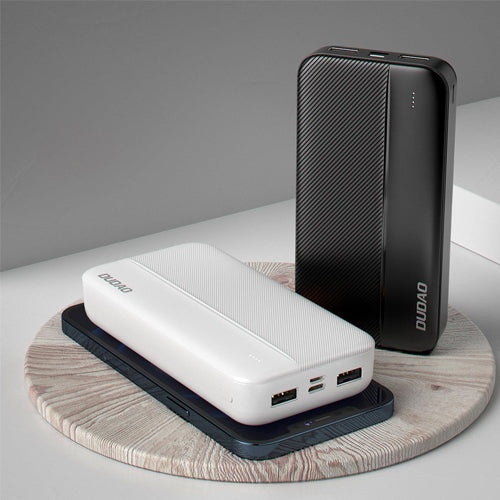 DUDAO POWERBANK 20000MAH 2XUSB-A 10W BLACK K4S+