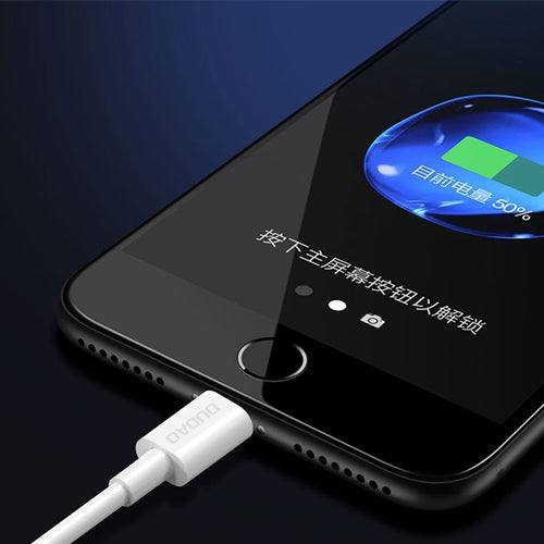 DUDAO USB / MICRO USB DATA CHARGING CABLE 3A 1M WHITE L1M WHITE