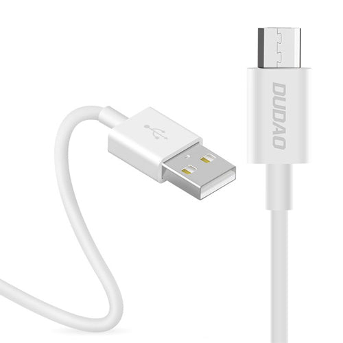 DUDAO USB / MICRO USB DATA CHARGING CABLE 3A 1M WHITE L1M WHITE