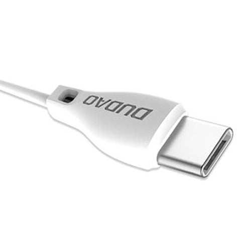 DUDAO USB TYPE C DATA CHARGING CABLE 2.4A 1M WHITE L4T 1M WHITE