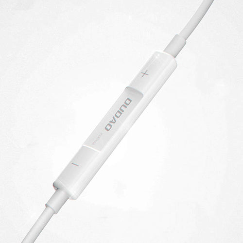 DUDAO X14PROL-W1 IN-EAR HEADPHONES WITH LIGHTNING CONNECTOR WHITE