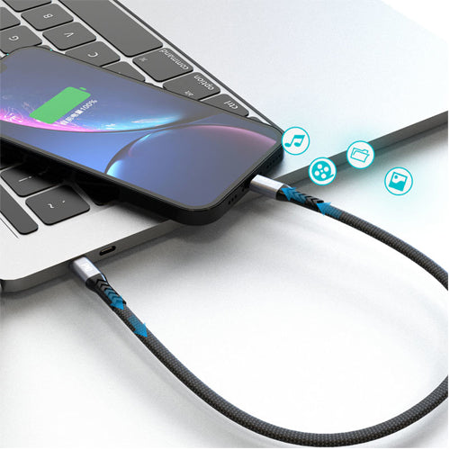 DUDAO L10P USB TYPE C - LIGHTNING PD20W 0,23M NOIR L10P