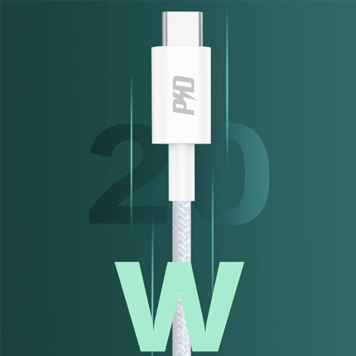 DUDAO L6E USB TYPE C - LIGHTNING PD 20W 1M WHITE L6E