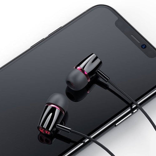 JOYROOM MINI-JACK 3.5MM IN-EAR HEADPHONES WITH REMOTE CONTROL AND MICROPHONE WHITE JR-EL114