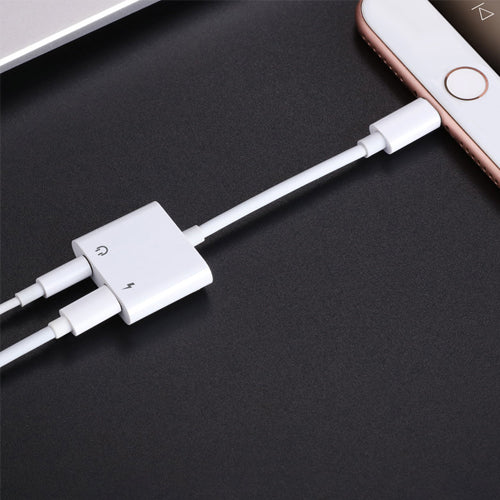 JOYROOM LIGHTNING ADAPTER / MINI JACK 3.5 MM WHITE S-Y104