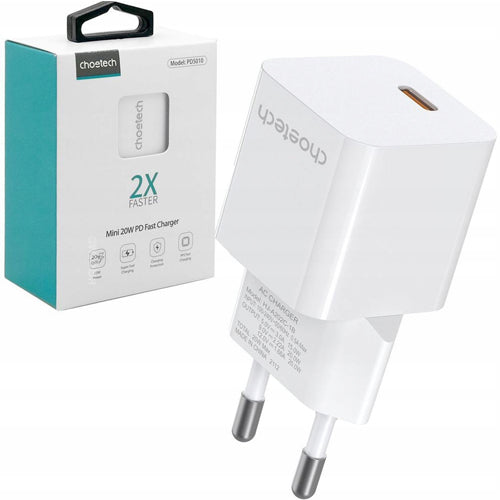 CHARGEUR CHOETECH 20W USB TYPE C PD5010