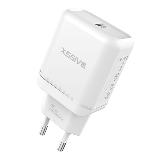20W TYPE-C XSSIVE WHITE QUICK CHARGER
