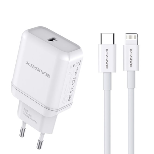20W TYPE-C FAST CHARGER + LIGHTNING XSSIVE CABLE