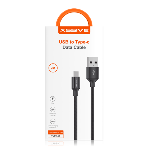 2M XSSIVE TYPE-C BRAIDED CABLE