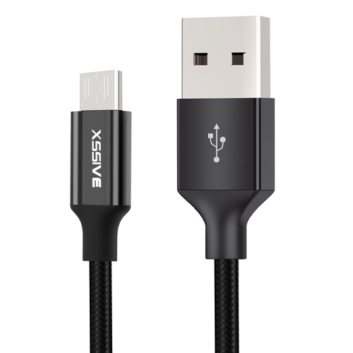 CÂBLE TRESSÉ MICRO USB 1.2M XSSIVE