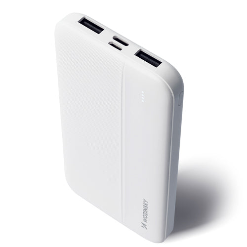 POWERBANK WOZINSKY LI-PO 10000MAH 2 X USB WHITE WPBWE1