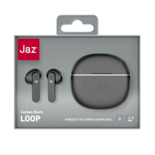 JAZ LOOP TWS EARPHONES, BLACK