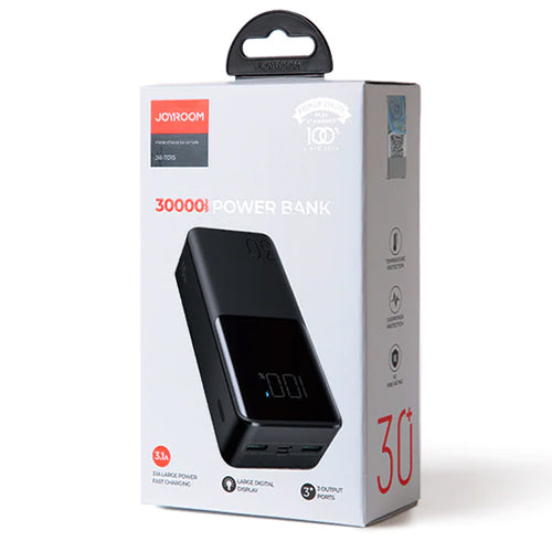 EXTERNAL BATTERY JOYROOM 30000mAh 15W BLACK JR-T015