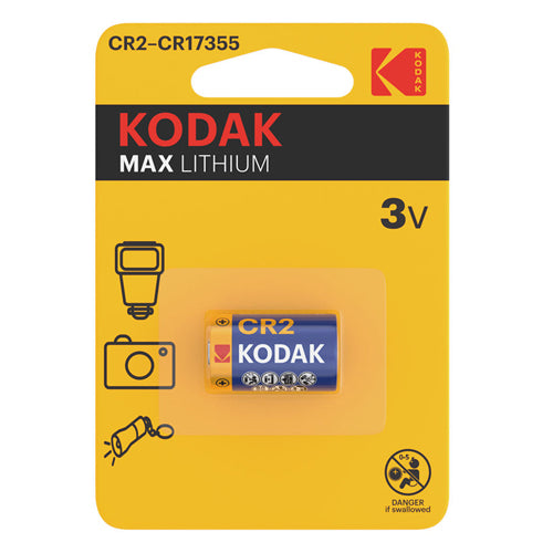 KODAK MAX LITHIUM CR2 BLIST 1