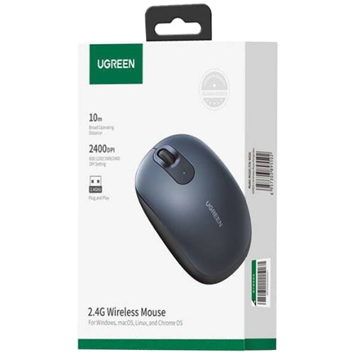 UGREEN MU105 2.4 GHZ USB WIRELESS MOUSE - NAVY BLUE