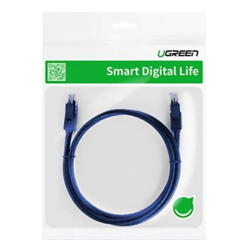 UGREEN CABLE INTERNET ETHERNET NETWORK CABLE PATCHCORD RJ45 CAT 6 UTP 1000MBPS 3M BLUE NW102