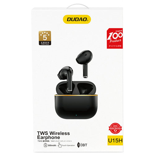 DUDAO U15H TWS WIRELESS BLUETOOTH 5.1 HEADPHONES BLACK