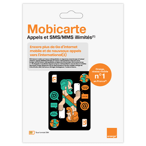 CARTE SIM PRÉPAYÉE ORANGE MOBICARTE ZEN