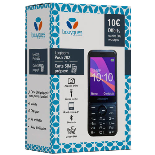 BOUYGUES LOGICOM POSH 282 MOBILE PACK + SIM CARD